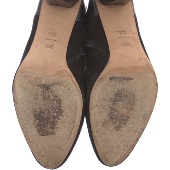 Diane von Furstenberg Suede and Leather Ankle Boots - Picture 5 of 7